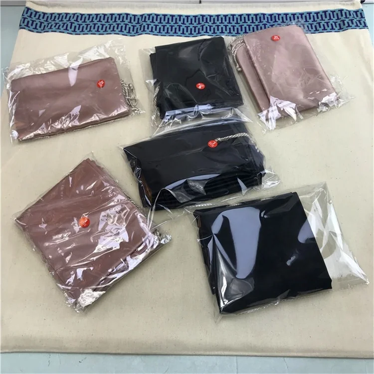 Chuanghua Customize Gray Envelope Satin Bag Dust Cover Satin Bags Purse Satin Clothing Bag Silk Envelop Packaging