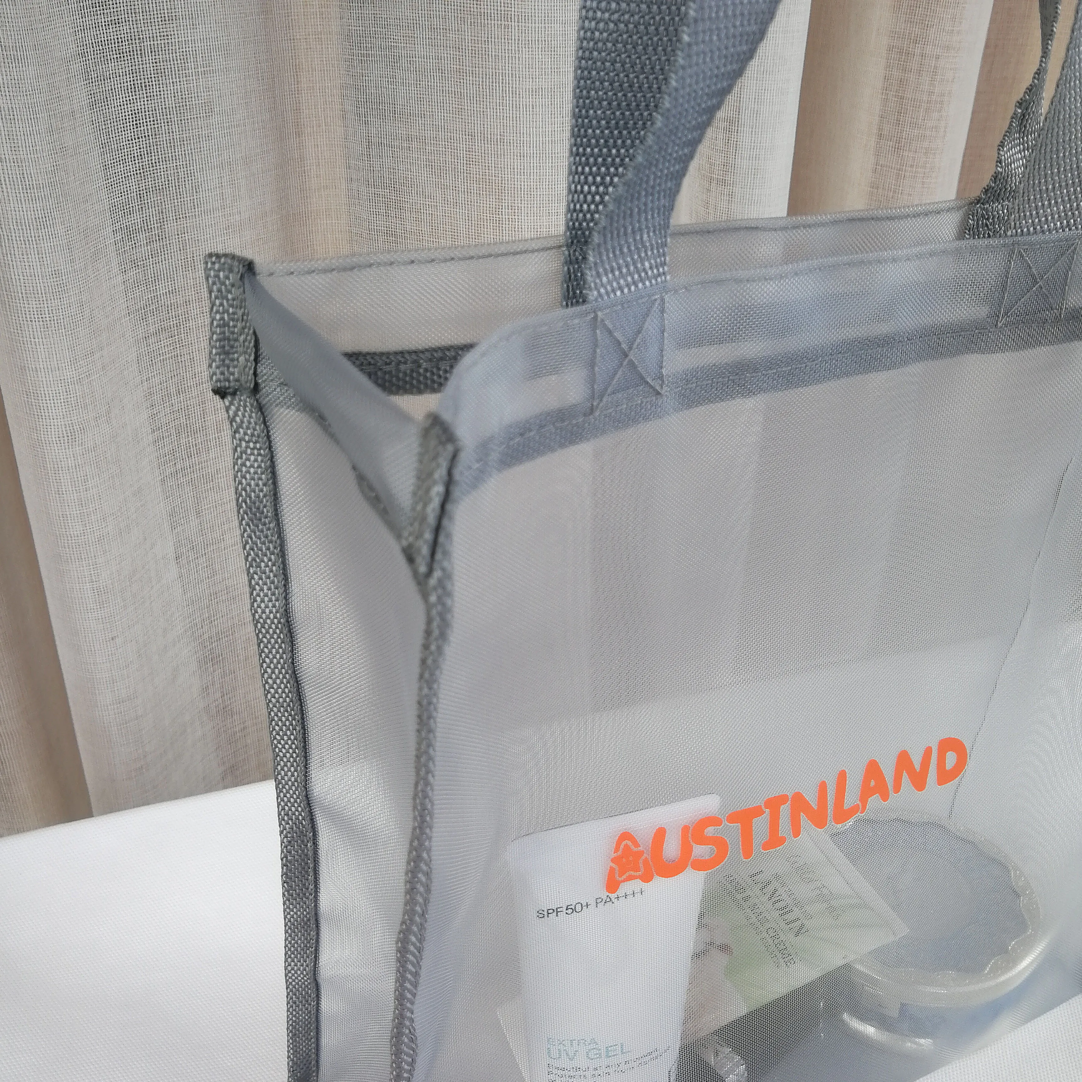 
Promotional Customized Printing Foldable Multiple Nylon Mesh Market Shopping Carry Bag 