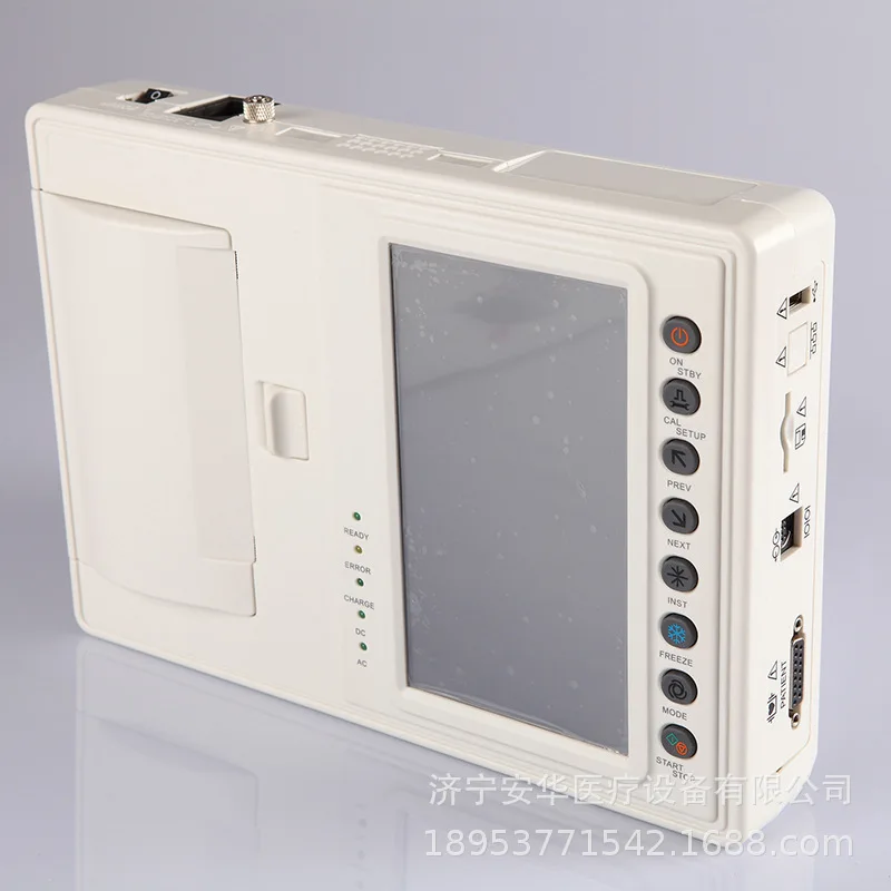 Цифровой электрокардиограф для жидкости и химикатов с сенсорным экраном три канала шесть двенадцать ЭКГ медицинская клиника контроля отчета