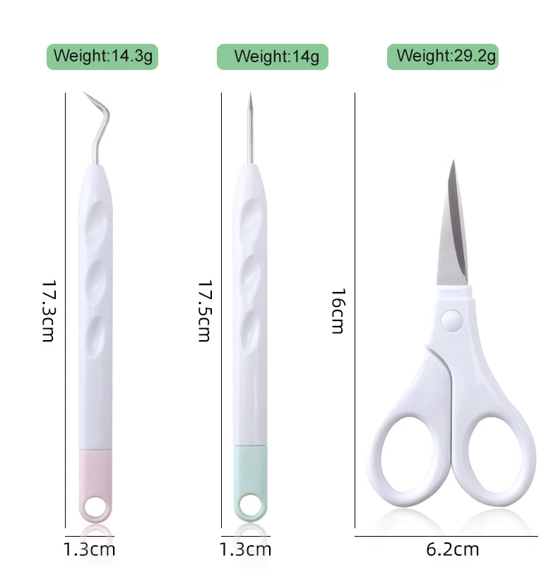 Sublimation Heat Transfer Weeding Vinyl Craft Tools DIY Kit of 6 Pieces for Silhouettes, Cameos, Lettering, Carving