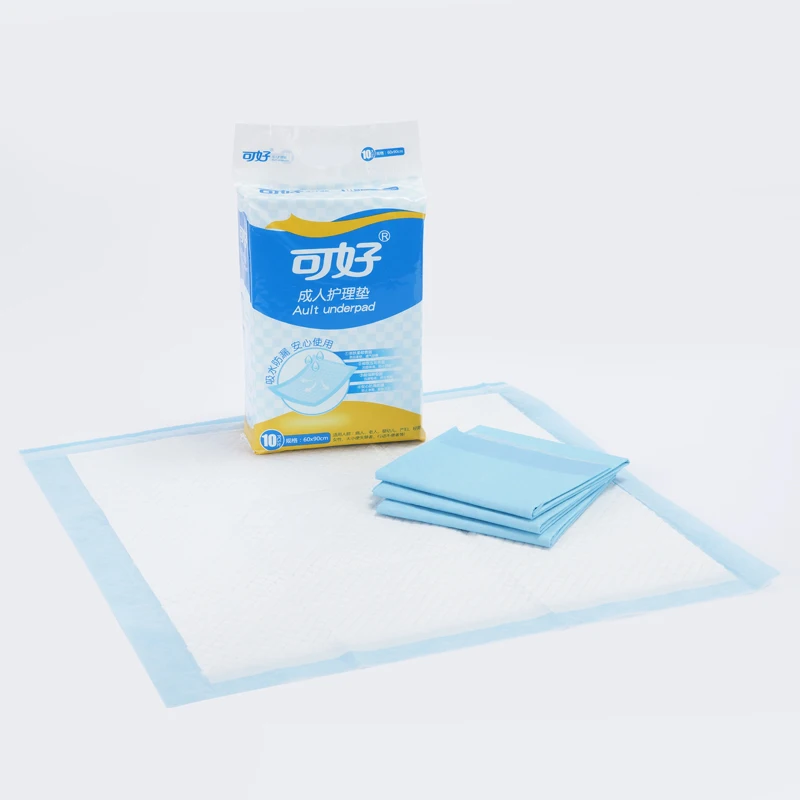 Good Selling Adult underpad Disposable Urine Absorbing Pad Dry Surface Fluff Pulp Adult Urinal Pads