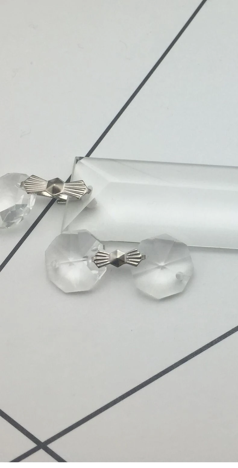 Modern Metal Crystal Chandelier Parts Gold Silver Bronze Bow Tie Connector for Chandeliers & Pendant Lights