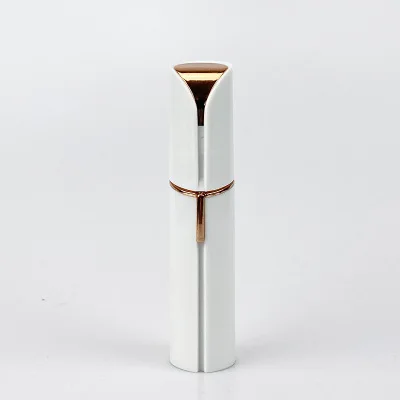 Женское безболезненное средство для удаления волос на лице, портативный эпилятор, триммер, бритва (белый)