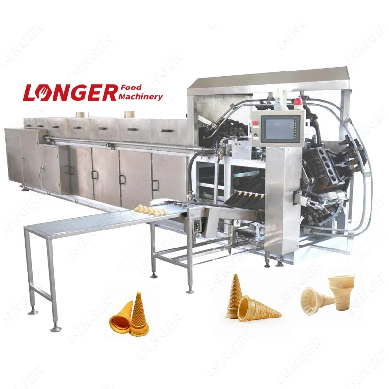 Waffer cone production line|Waffer cone baking and making machine