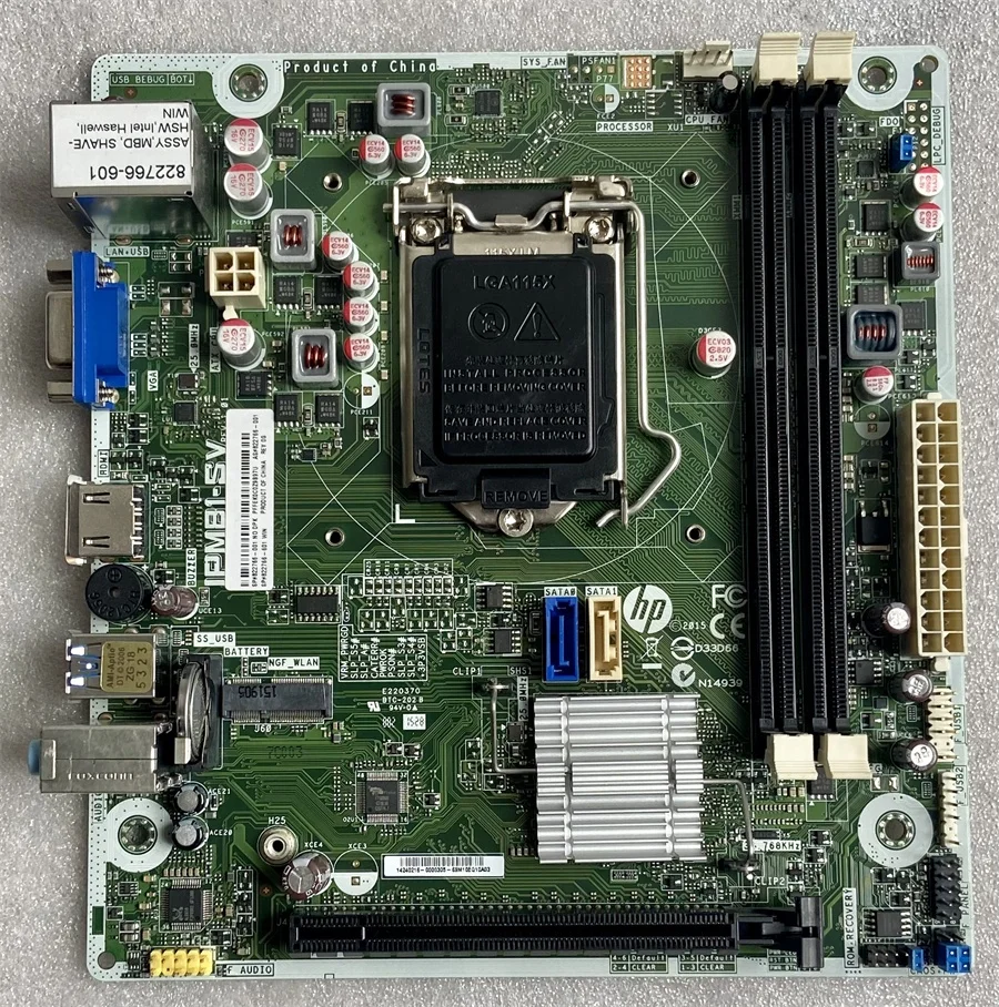 Desktop Motherboard Mainboard  Board Cpu Usb 3.0 822766-001 822766-601 Use For Ipm81-sv