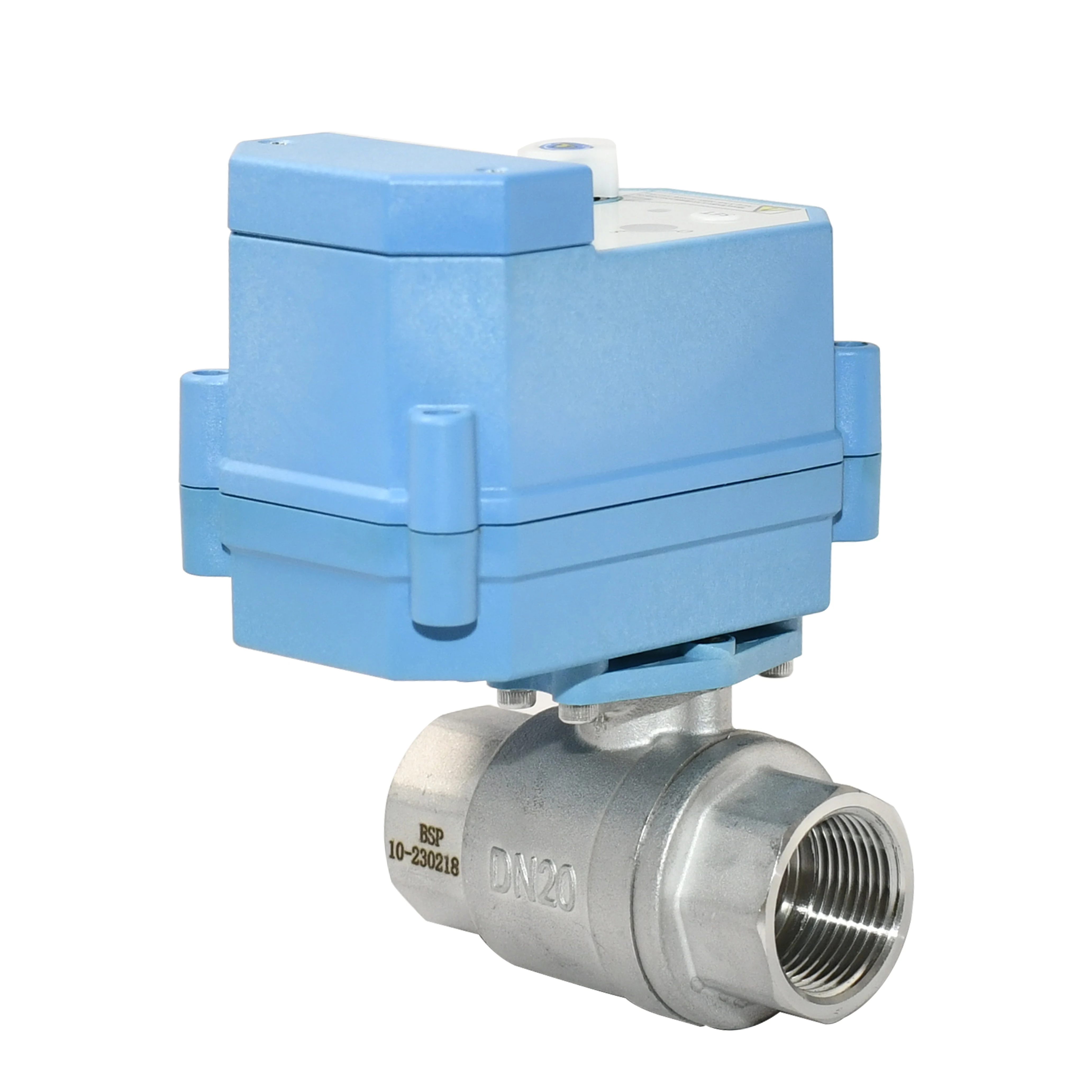 Lorawan Lora 868MHz on-off water valve 304SS wireless remote brass ball valve with battery