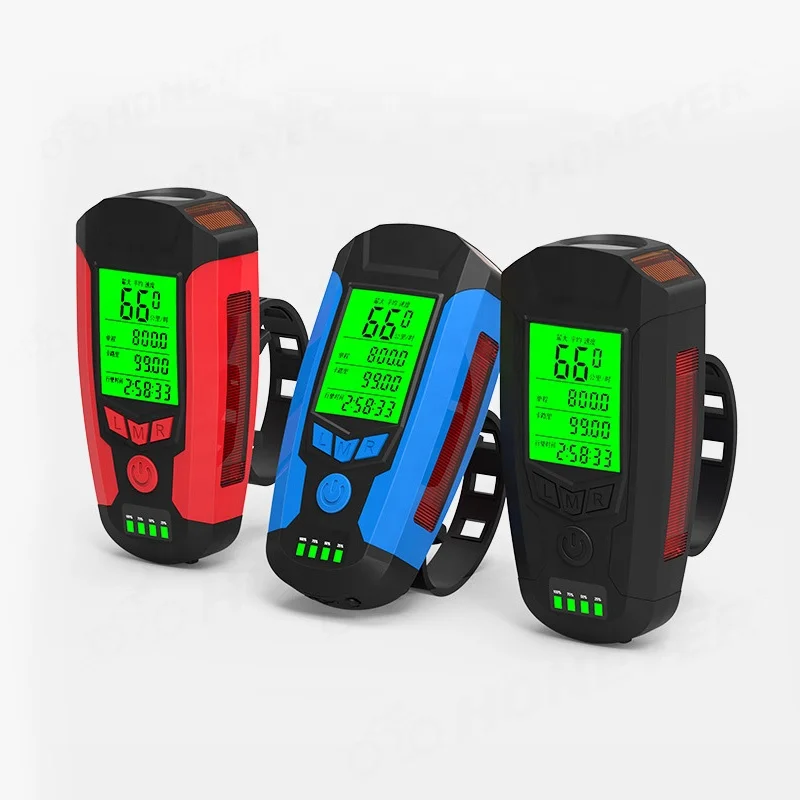 Новый многофункциональный виброзондирующий компьютер 3 в 1/передняя фара для велосипеда