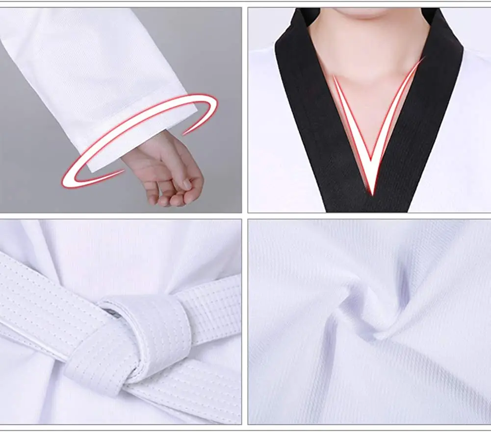 Sample Free Shipping Wholesale Woosung Breathable Comfortable Martial Arts Uniform Taekwondo Dobok Uniform