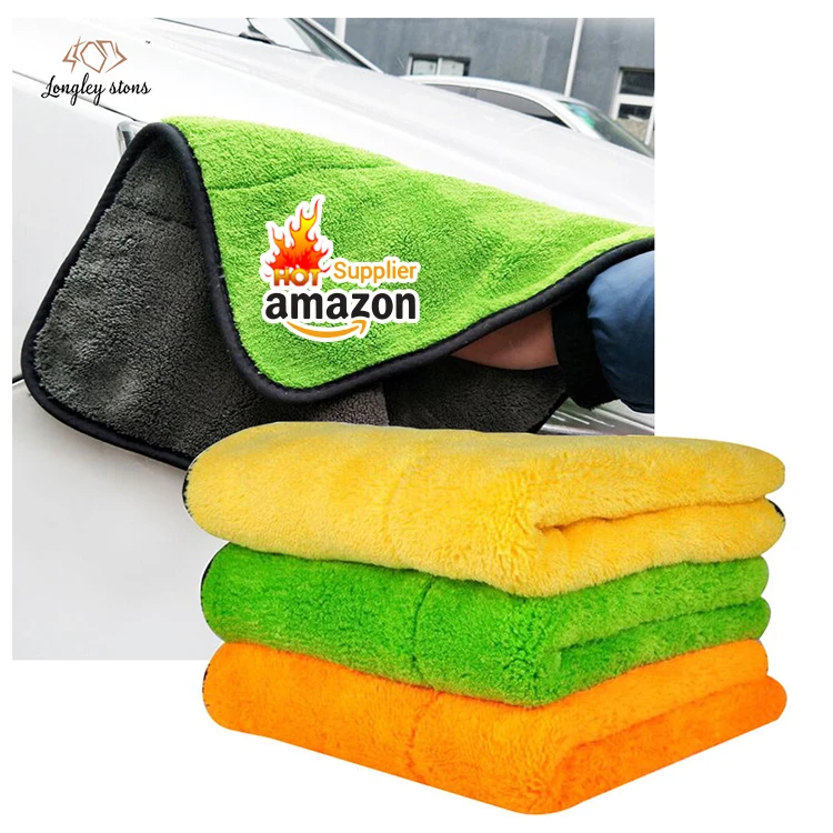 Microfiber Coral Fleece 840gsm Washing Cloth Microfibre Car Wash Towel