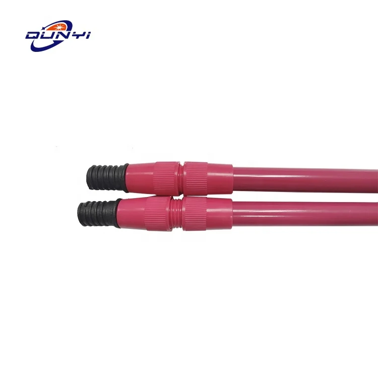 Wholesale Home Use Durable 130 cm Metal Covered Cleaning Broom Handle Broom or Mop Stick