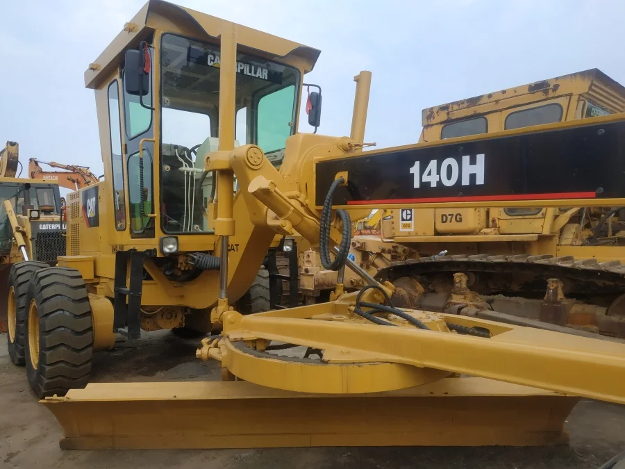 Used motor grader cat 140h/caterpillar 14g 16g 14h 160h 12h 140h grader for sale