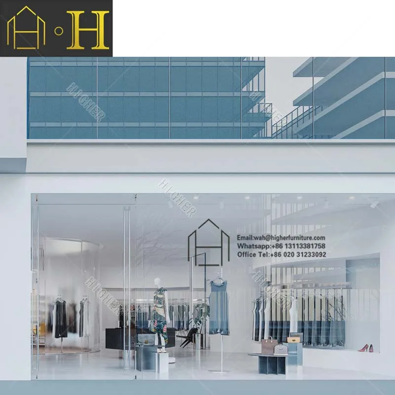 Хит продаж стеллаж для одежды мебель современный магазин оборудование магазина