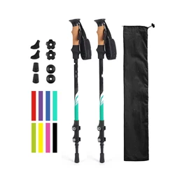 Factory Wholesale canes folding walking stick trekking foldable walking sticks hiking poles