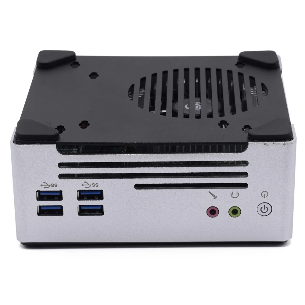 dual ethernet thin client small powerful intel nuc pc i5 i7 10th gen win10/11/linux  Quad Core DP HD 12V with fan gaming mini pc