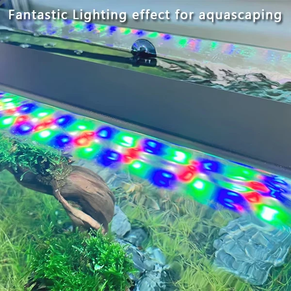 MIMOL IP67 Diffuse Panel Dimmable Marine Aquarium Felix App Control Light Available in 20-60 Inch Reef Tank