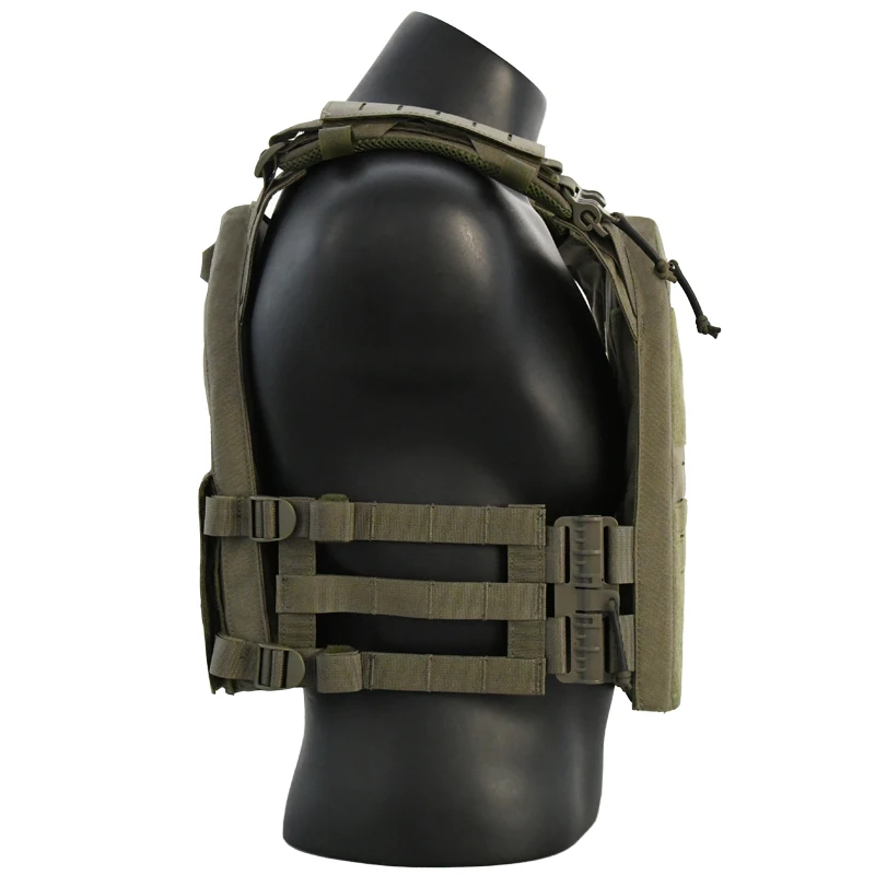 GAF Hot Selling 1000D Nylon Range Green Quick Release Buckle Webbing Molle Plate Carrier Tactic Vest Combat Vest Gilet Tactique