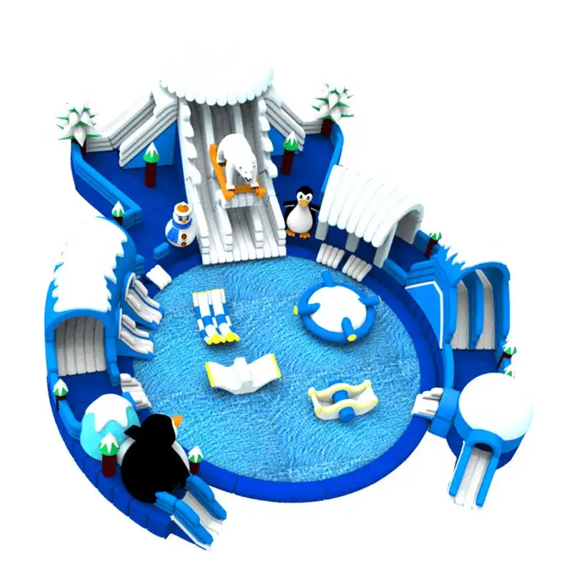 children inflatable theme water park equipment for kids in stock ready to ship for land