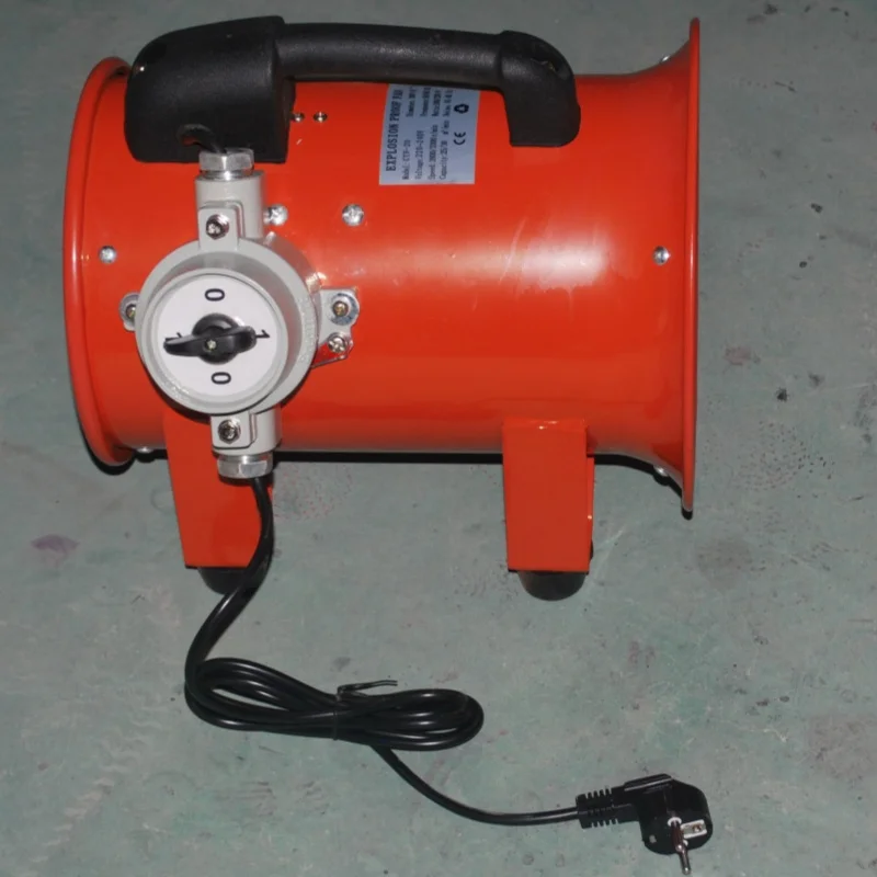 IMPA 591417  8 Inch Anti-Explosion Mobile Exhaust Fan Industrial Painting Ventilation Equipment Portable Axial Flow Fan