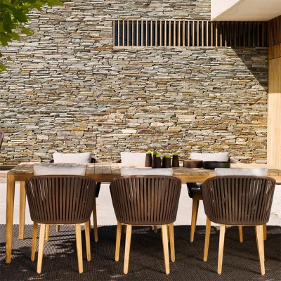 french style teak wood root outdoor furniture dinning table and chairs set teak