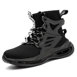 Обувь с высоким берцем для трудовой Мужская обувь; Рабочая обувь и фитнес прогулочная обувь для женщин; Модная спортивная обувь