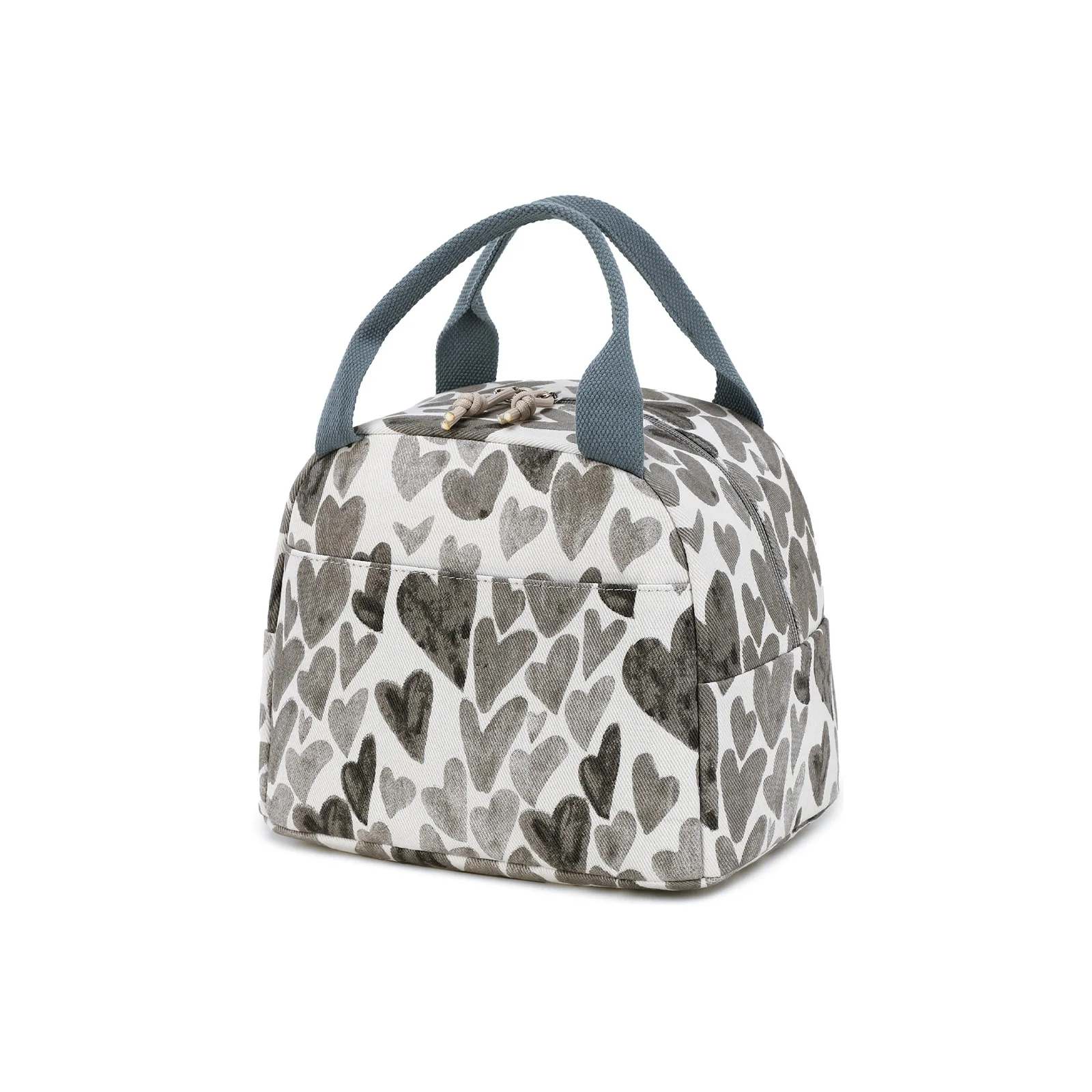 Custom Logo Lunch Tote Bags Reusable Insulated Lunch Box Large Capacity Reusable Insulated Cooler for Work Picnic