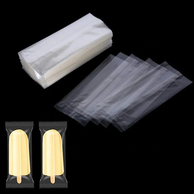 in stock Fast Delivery high transparent back sealed Ice Cream Popsicle  Bags ice pop bag