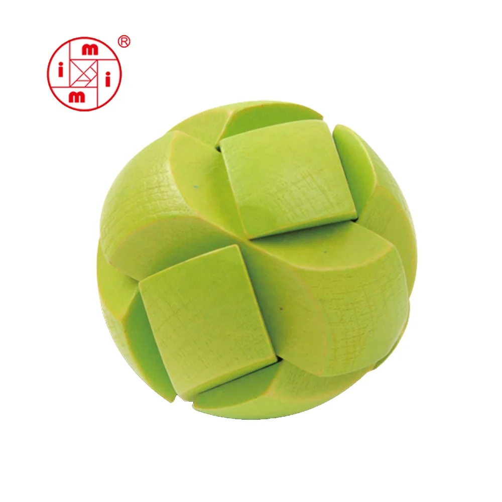 Head Broken Games Barin Twist Angular Cherry Wood Puzzle For Kids