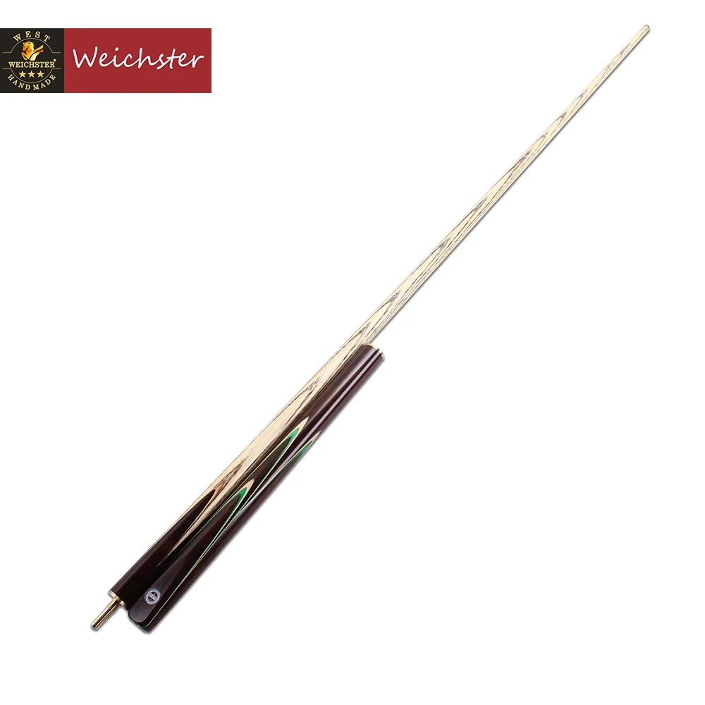 Weichster 3/4 Jointed Snooker Cue Handmade Ash Rose Wood Pool Cue