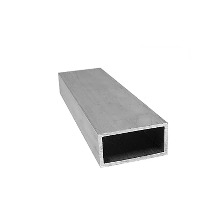 Custom al 6061 t6 rectangle tube aluminium rectangular tubing 3mm pipe aluminum square pipe