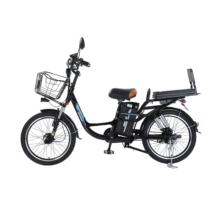 Wholesale of electric bike with baskets in Chinese factories electric bike adult/electric cargo bike high-quality double person