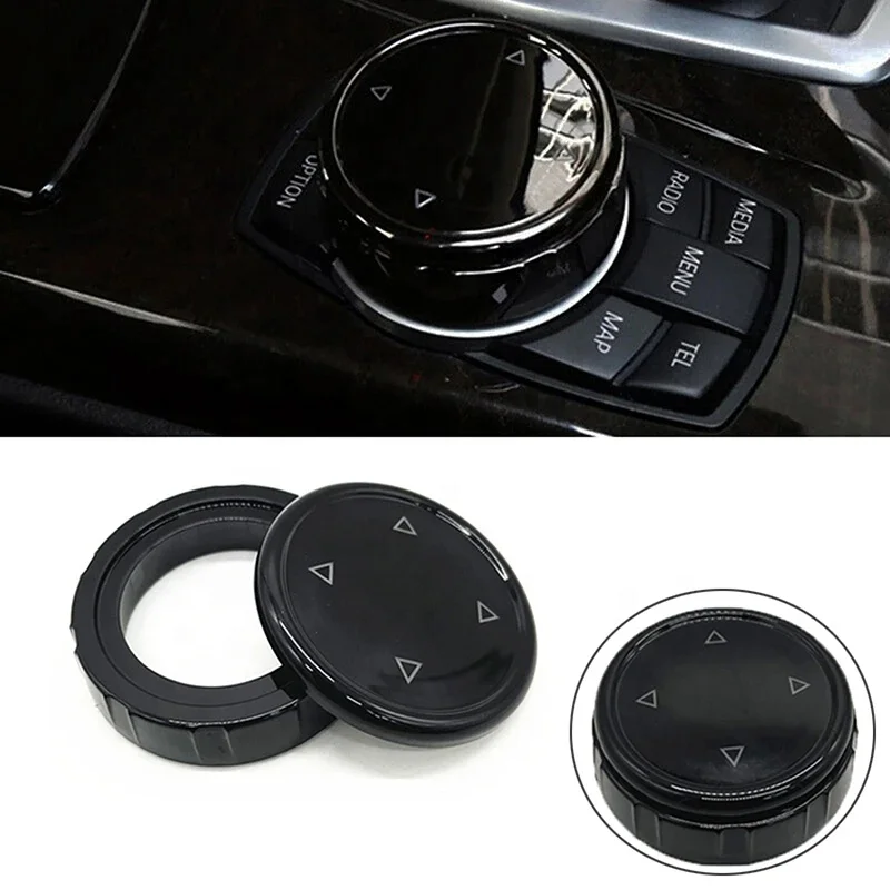 Original Car Multimedia Buttons Cover for BMW E90 E91 E92 E93 F30 F31 F20 F21 E60 F10 F11 F07 1 3 5 Series Accessories