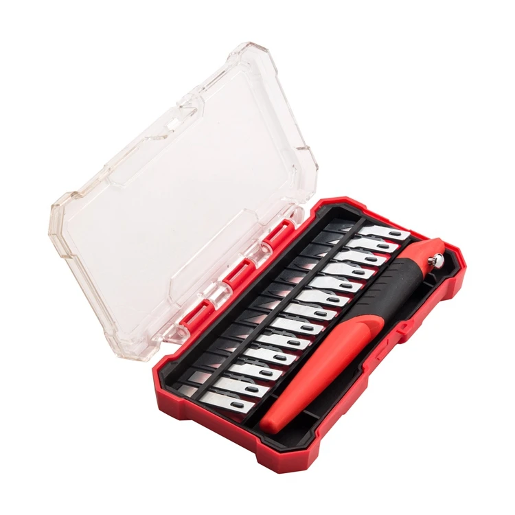 New Arrival Latest Design T10 Plastic Handle Rotary Cutter Kit Hobby Knife Set