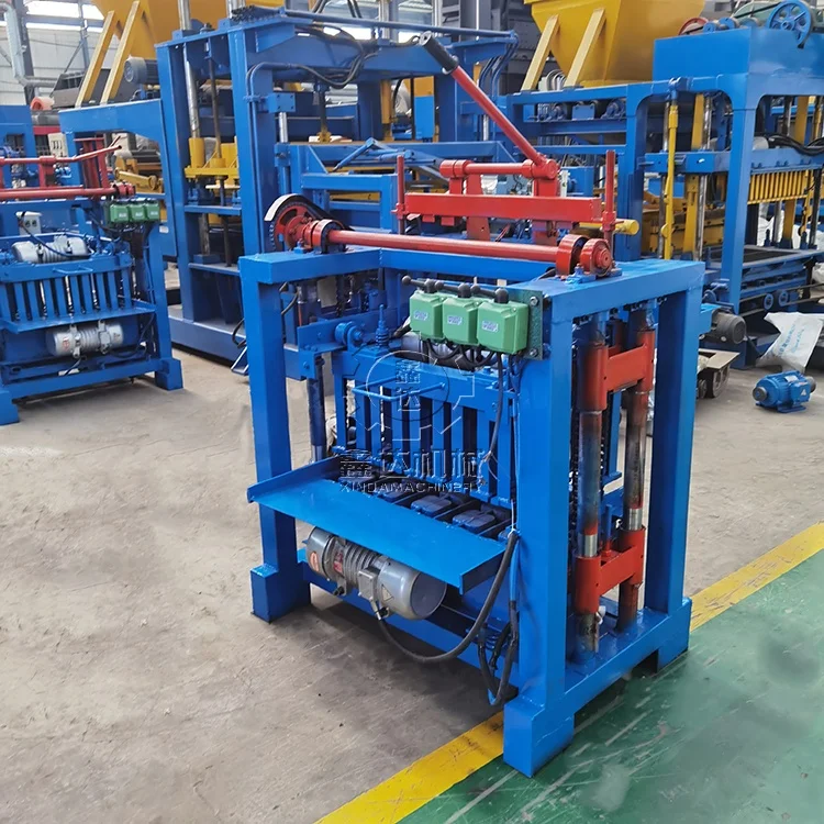 Factory Sale Block Making Machine Concrete Hollow Solid Interlocking Brick Maker 4-35A Hot Model IN Stock For Sale