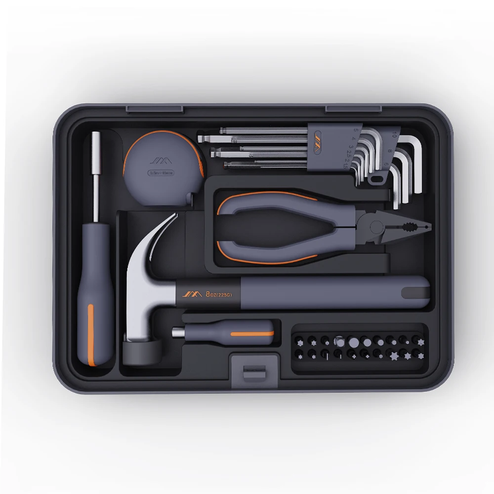  JIMIHOME X1-A Multi Functional Various HandTool Box Furniture Installation Repair Home Tool Kit Improvement