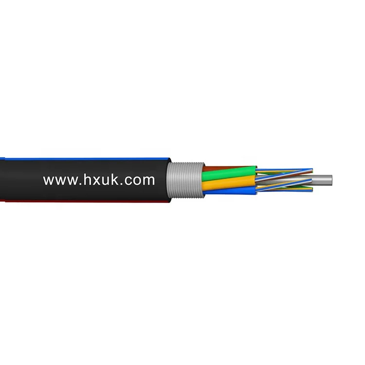 Single Mode Armoured Fibre Optic Cable Gyta 12 24 Core Cable Onu Gpon Catv