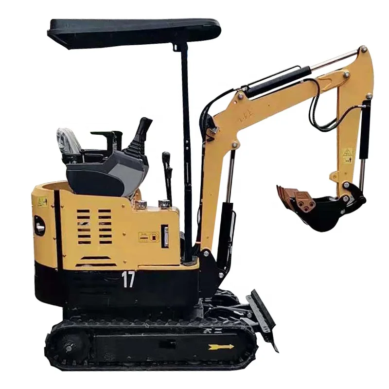 Best Sell Price Chinese A Small Micro 1T Bagger Towable 1.5 Ton Digger Machine Backhoe Mini Excavators For Sale