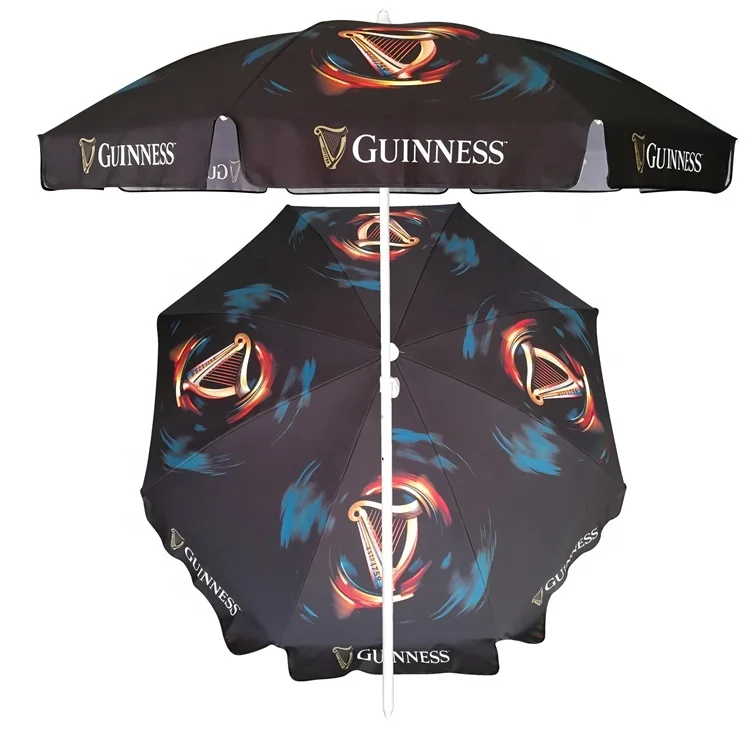 Holt Sale Beach Umbrella with stand Outdoor Logo Print Windproof Tigo sea umbrella Beach Umbrella