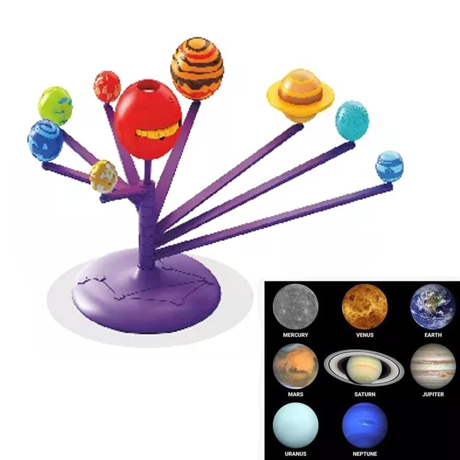 Распродажа сборная обучающая игрушка «сделай сам» рисование солнечная система Космические Планеты игрушки для детей