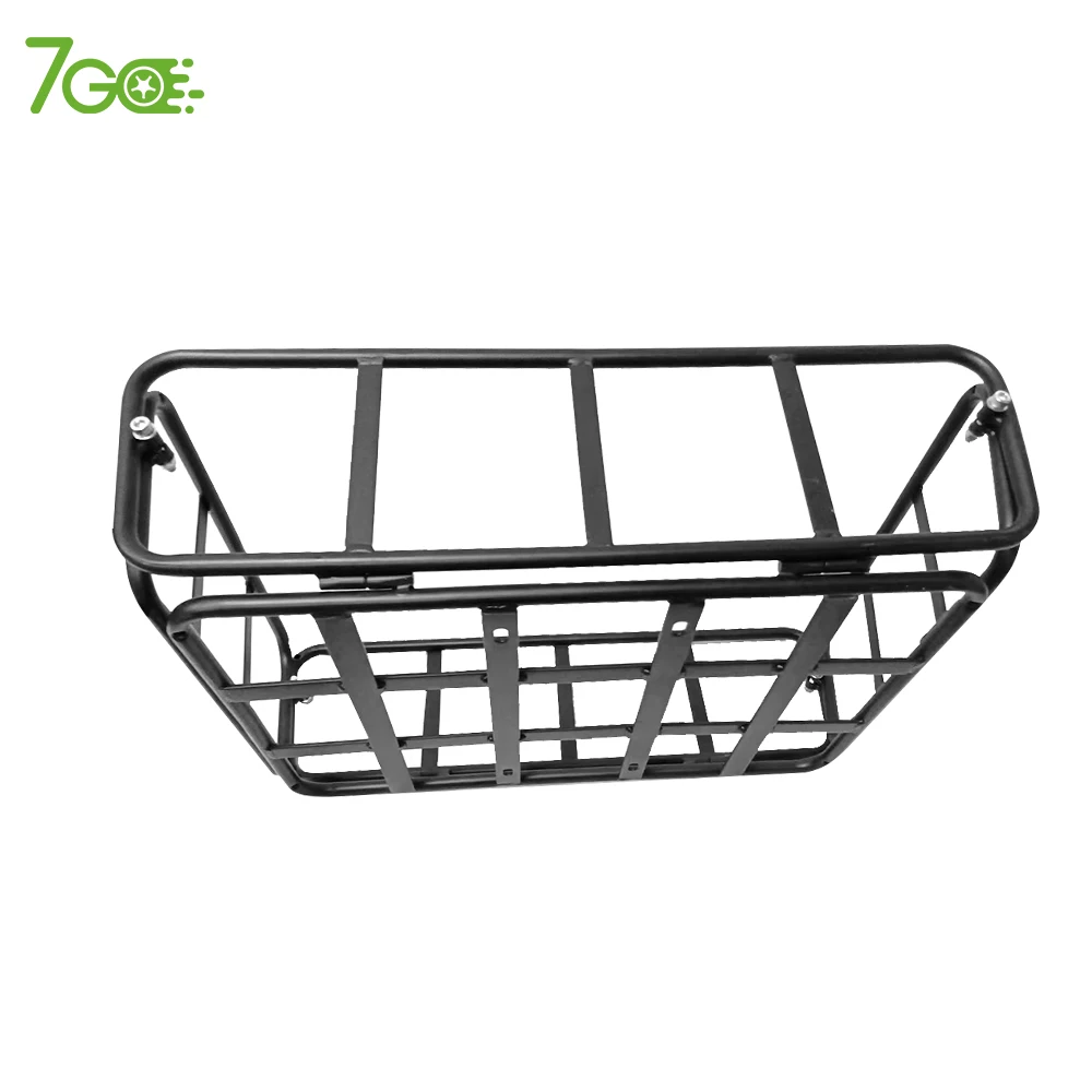7Go High quality wholesale Electric bicycle ebike e bike accessories iron  hanging rear back basket