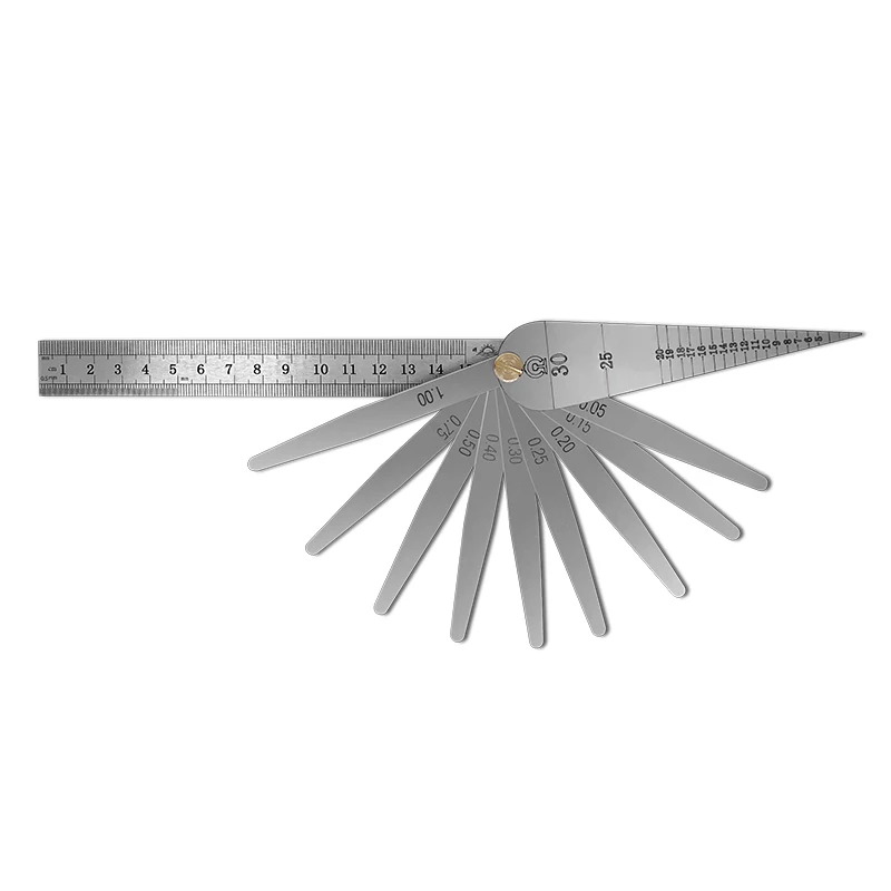 Rail Feeler Gauge And Rail Gap Ruler Combination Of Measurement Device