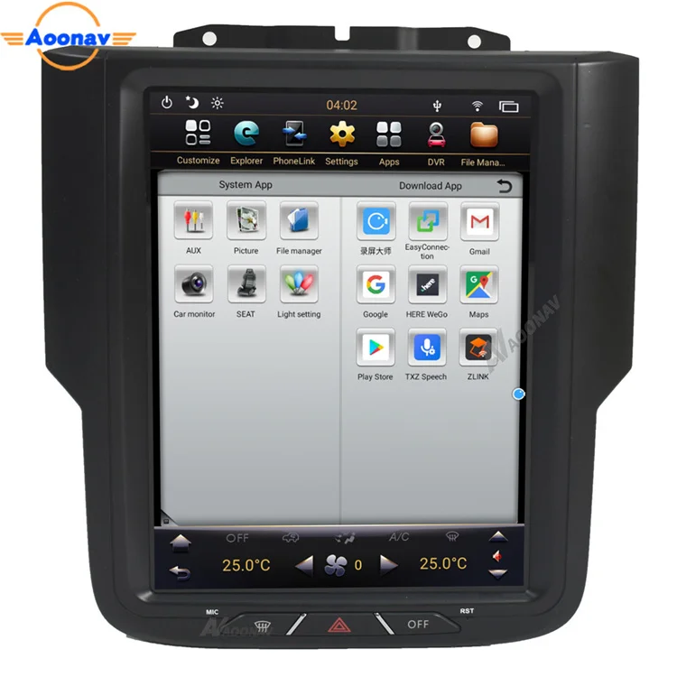  2 Din Android Автомобильная стерео Тесла радио мультимедиа Gps навигация для Dodge Ram 1500 3500 2013