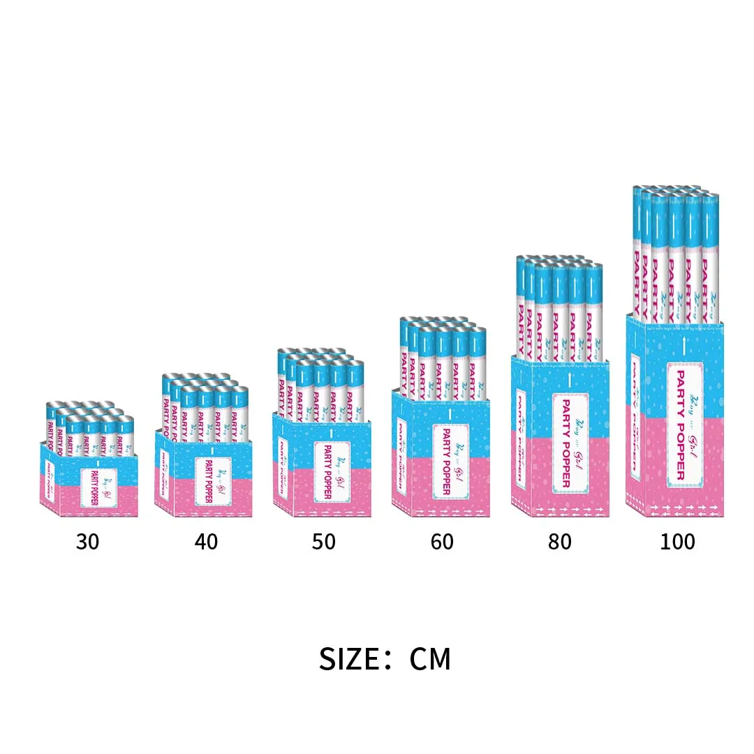 Yeshow Party Popper Smoke Confetti Cannon Gender Reveal Cannon for  Birthday Baby Shower Gender Reveal  Weeding