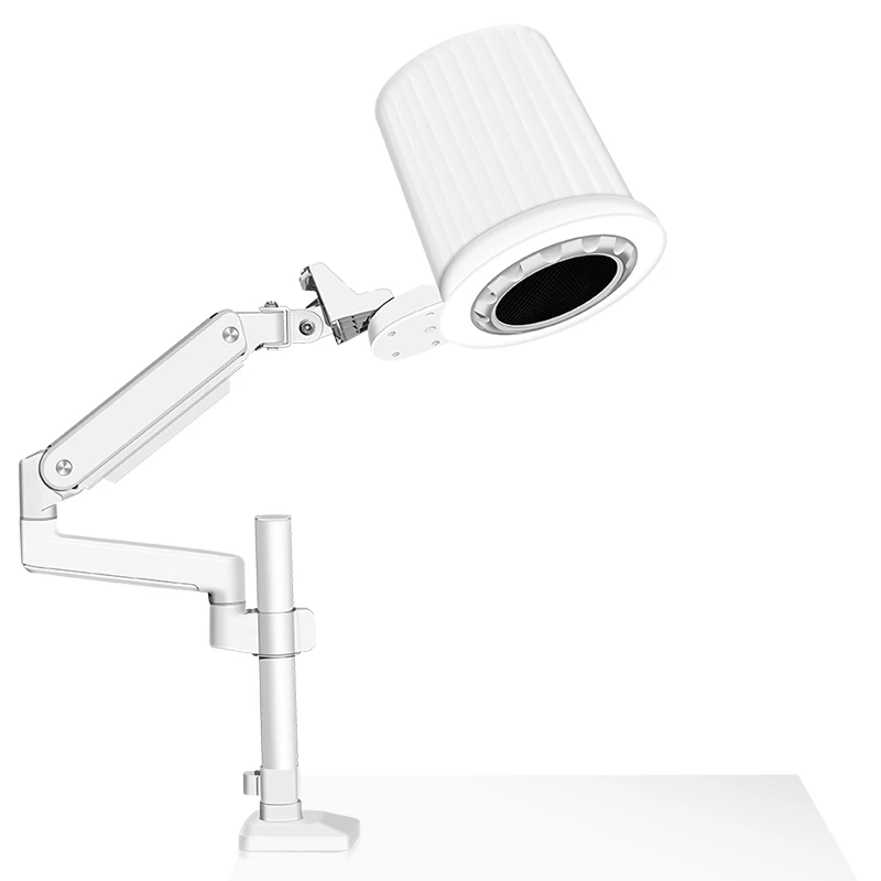 2029 AT-NDC-025 Pro OEM two-in-one shadowless lamp dust collector nails wheel stent