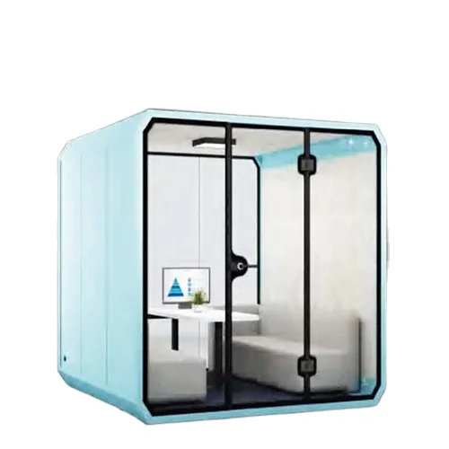 Mini Telephone Cabin Sound Isolation Booth Office Working Room Acoustic Soundproof Pod