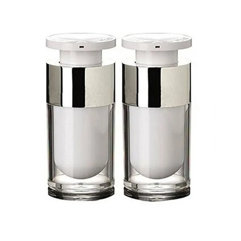 factory Hot selling Chinese factory luxury white airless pump empty cosmetic bottles and jars
