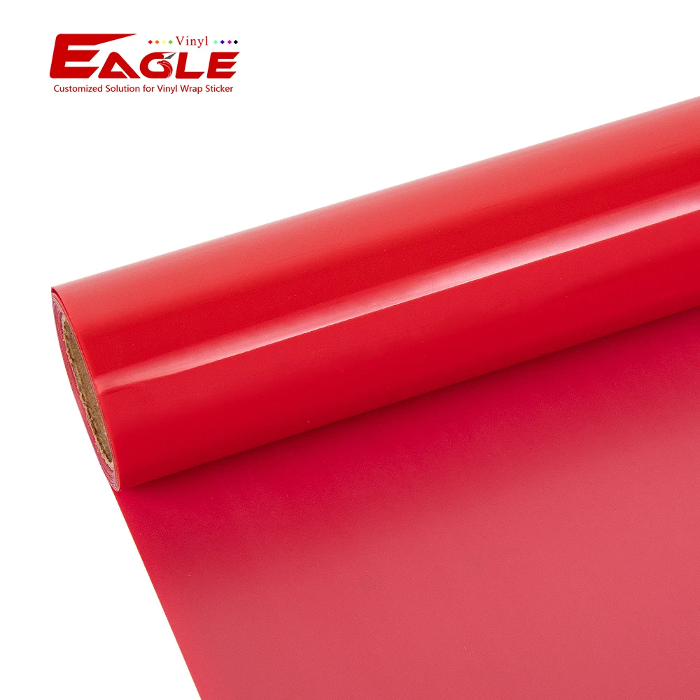 Long Durability Puff HTV Red Colored Surface Soft Sponge PU Heat Transfer Vinyl