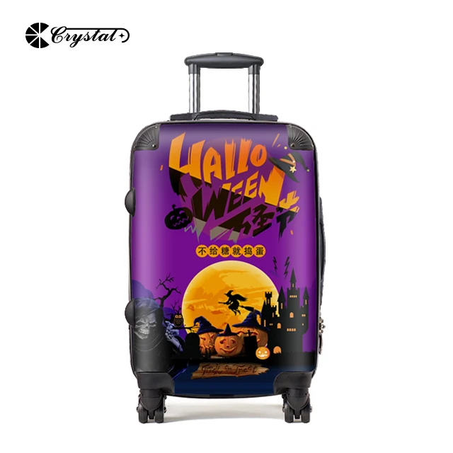 Customized design High quality castel trolley custom design airport bags 20/24 inch abs pc luggage