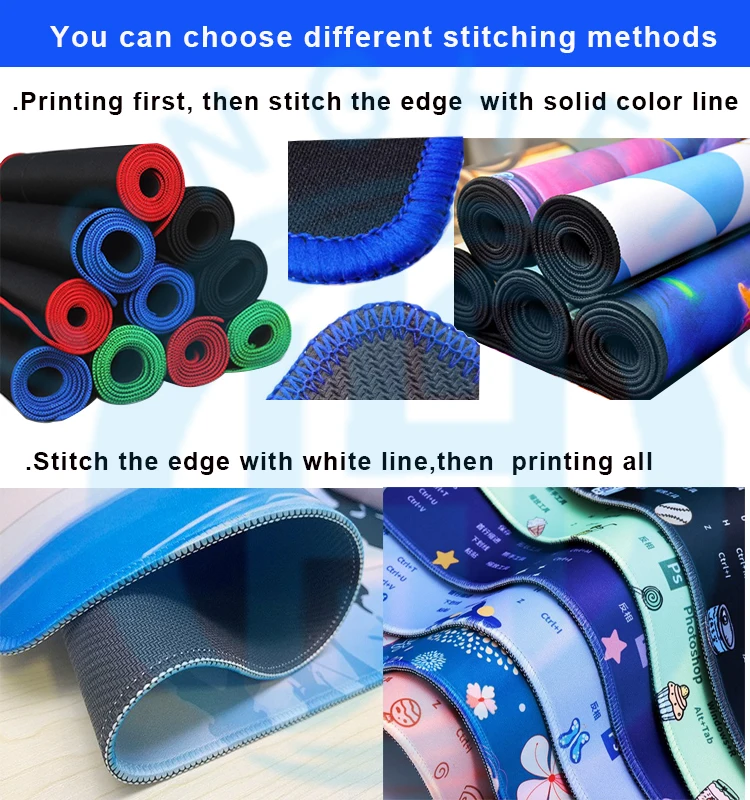 large size custom logo sublimation  gaming printed  rgb  3d extended mouse pads