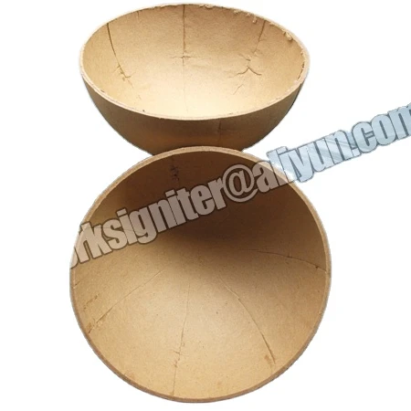 paper shells fireworks display shells material 6inch sphere yellow paper shell 60sets