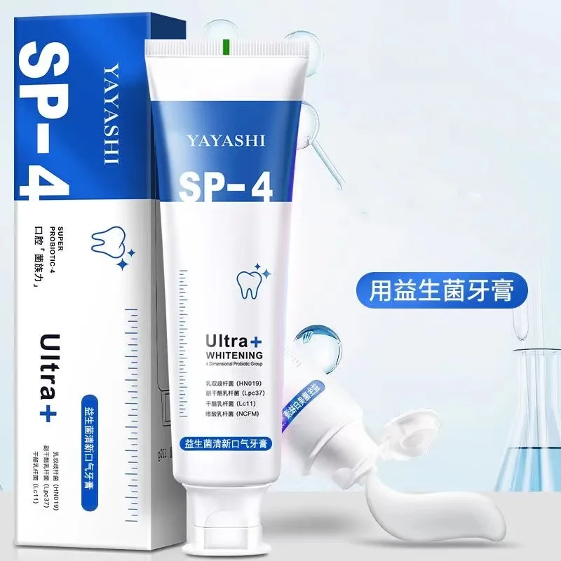 Factory Wholesale SP-4 Probiotic Oral Whitening Toothpaste Mint Fresh Breath Remove Stains Probiotics Toothpaste